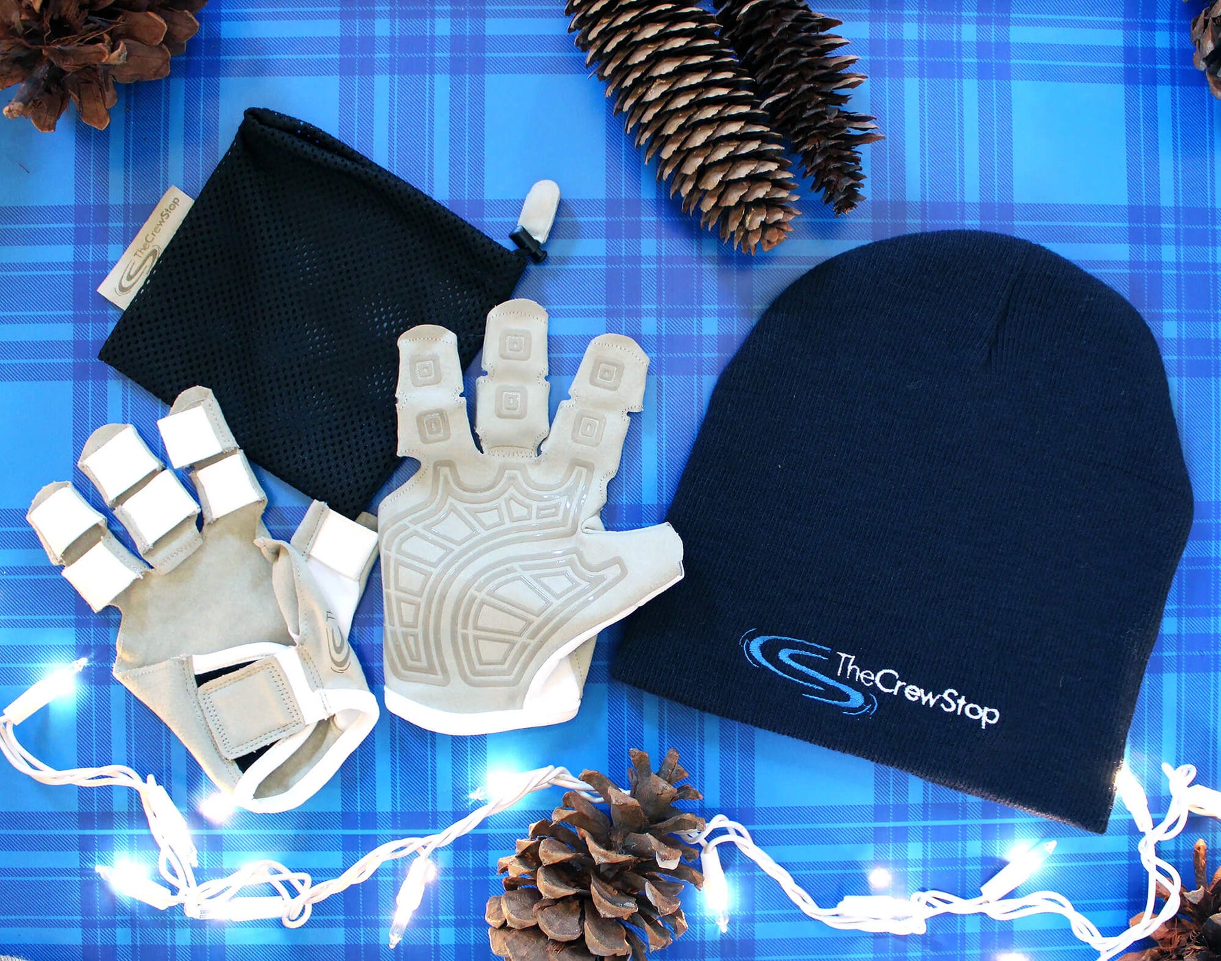 The Crew Stop Rowing Gloves for Sculling, Rowing, Kayaking, and More